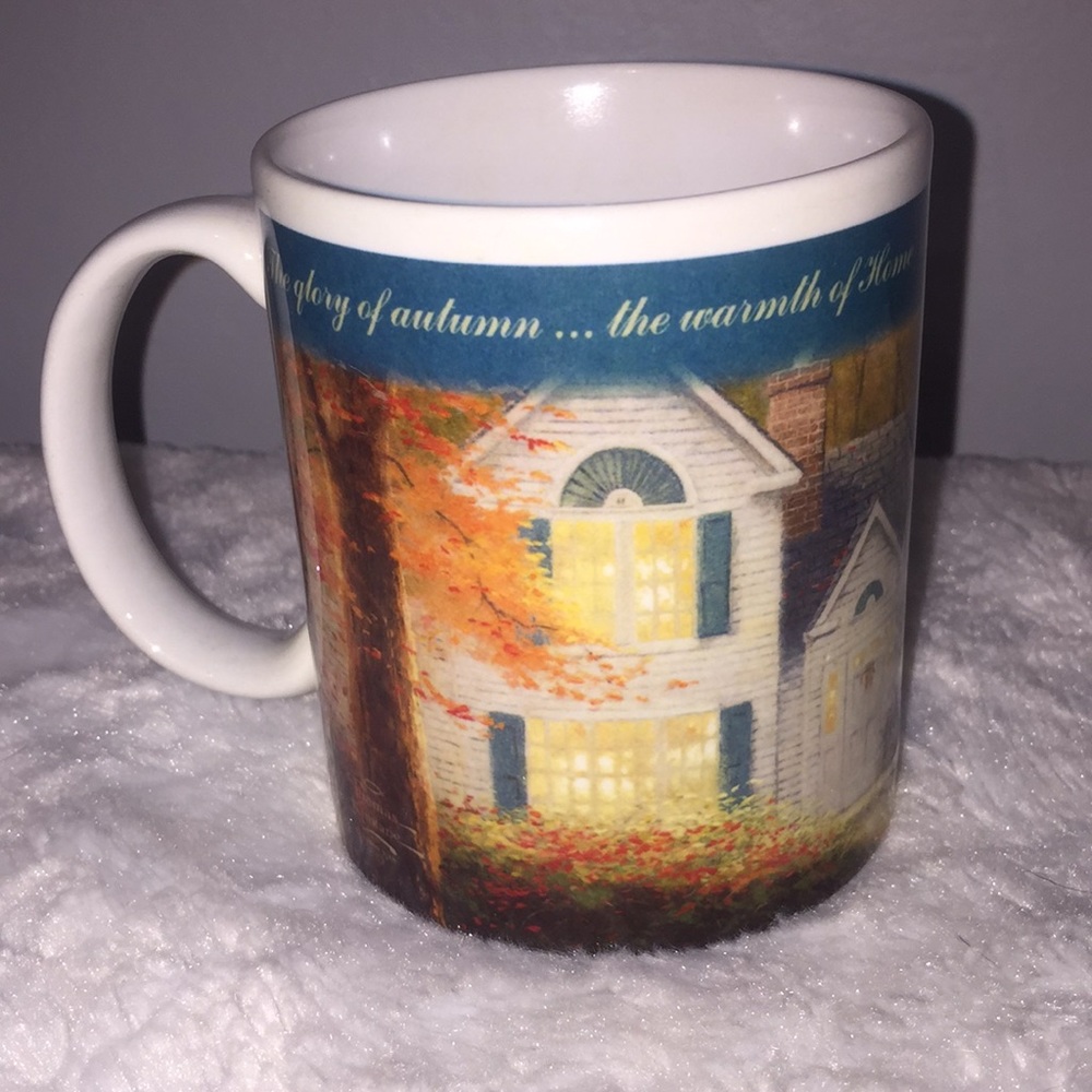 Thomas Kinkade “Blessings of Autumn” Mug